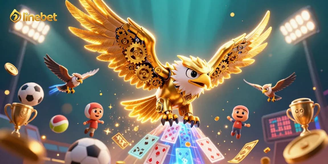 Engage in thrilling sports betting action with linebet amidst dynamic 3D visuals.