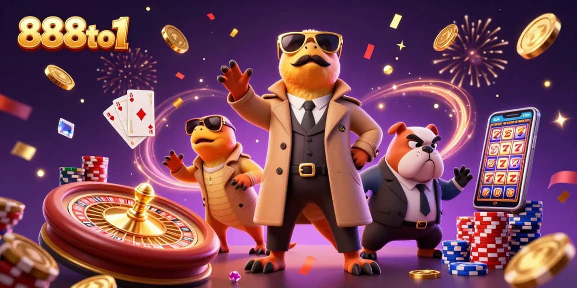 Experience the thrills of 888to1 with raptors in disguise trying to access VIP casino fun.