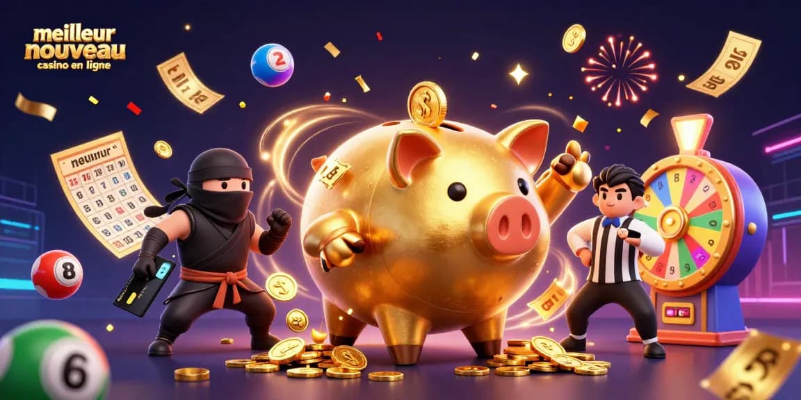 Jouez sur le meilleur nouveau casino en ligne avec des personnages 3D colorés et des éléments de loterie captivants.