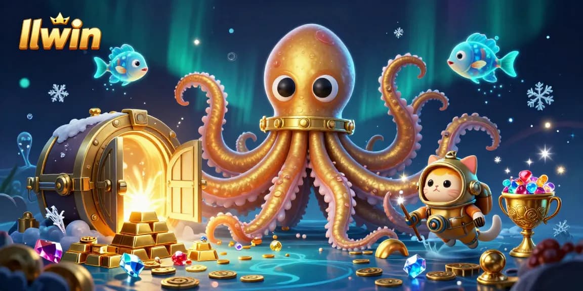 Engage in thrilling gambling action at llwin with a vivid illustration of fortune and adventure.