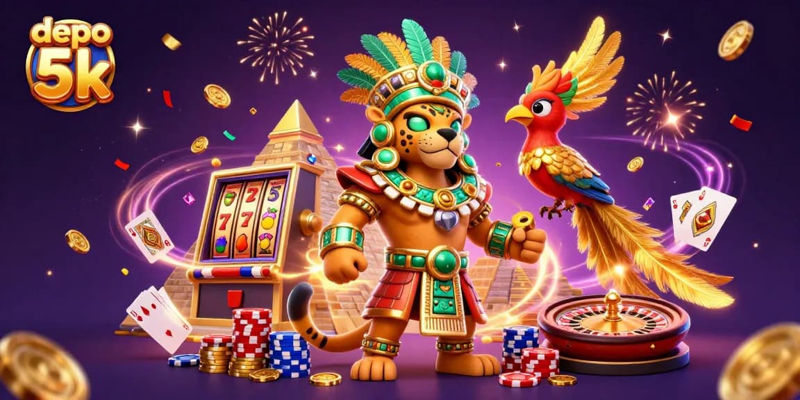 Dapatkan kemenangan besar dengan depo 5k di slot yang dipenuhi harta berkilauan dan jackpot menarik!