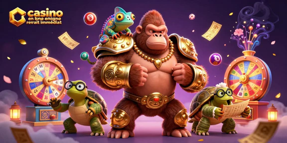 Découvrez le casino en ligne retrait immédiat avec des gains et un univers coloré de jeux.