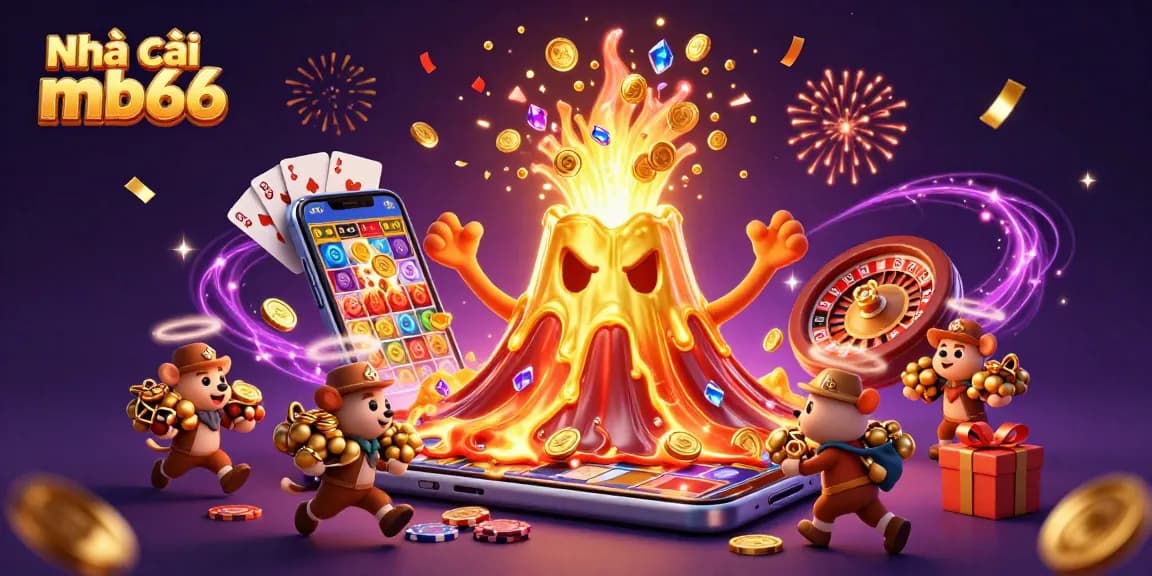 Engage in thrilling wins at Nhà cái mb66 with vibrant 3D casino elements showcasing chances for excitement and treasure.