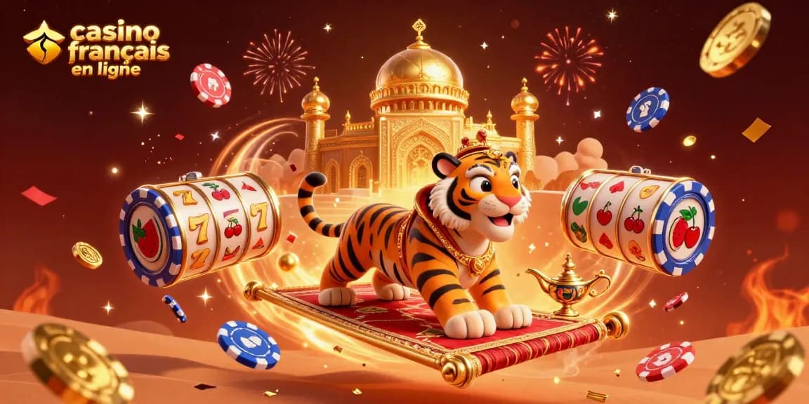 Jouez au casino français en ligne avec des illustrations riches et colorées de jeux d'argent.