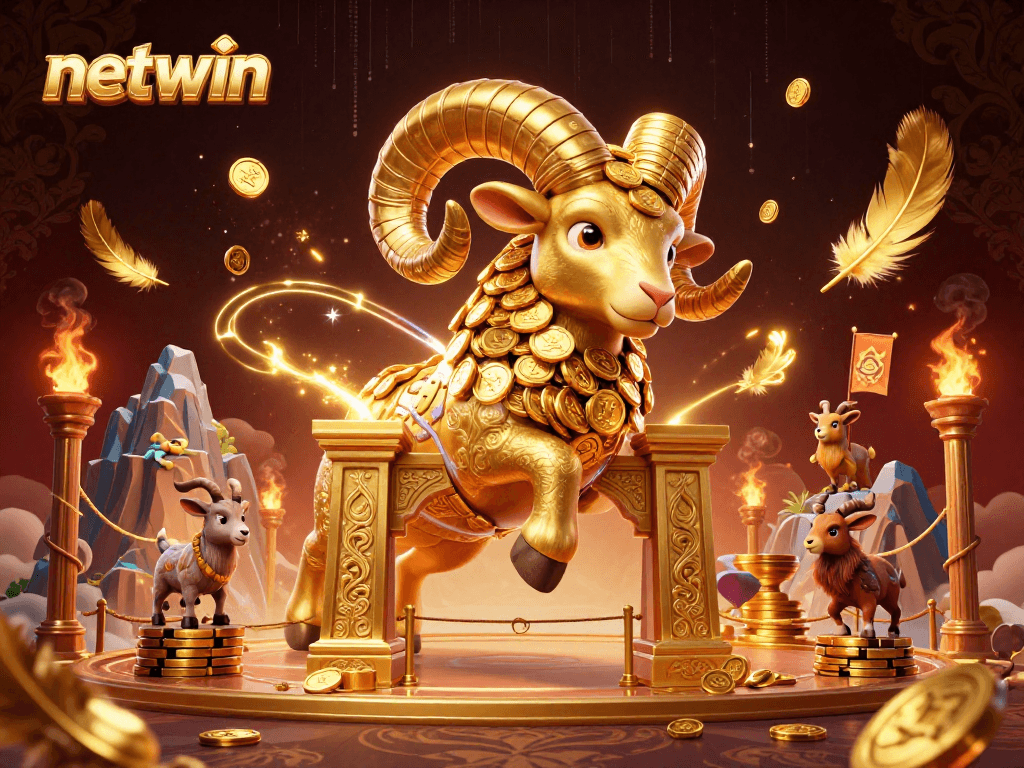 Bet big with netwin as golden ram charges through a vibrant, dynamic online casino scene.
