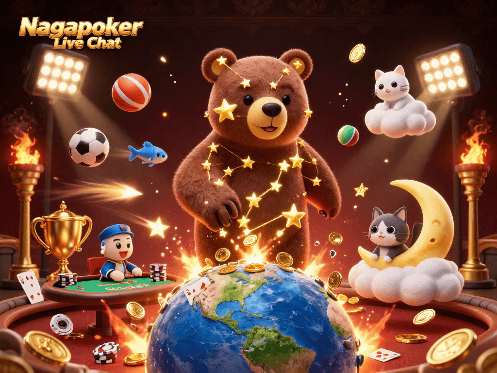 Engage in exciting poker strategy with Nagapoker Live Chat while collecting golden coins!