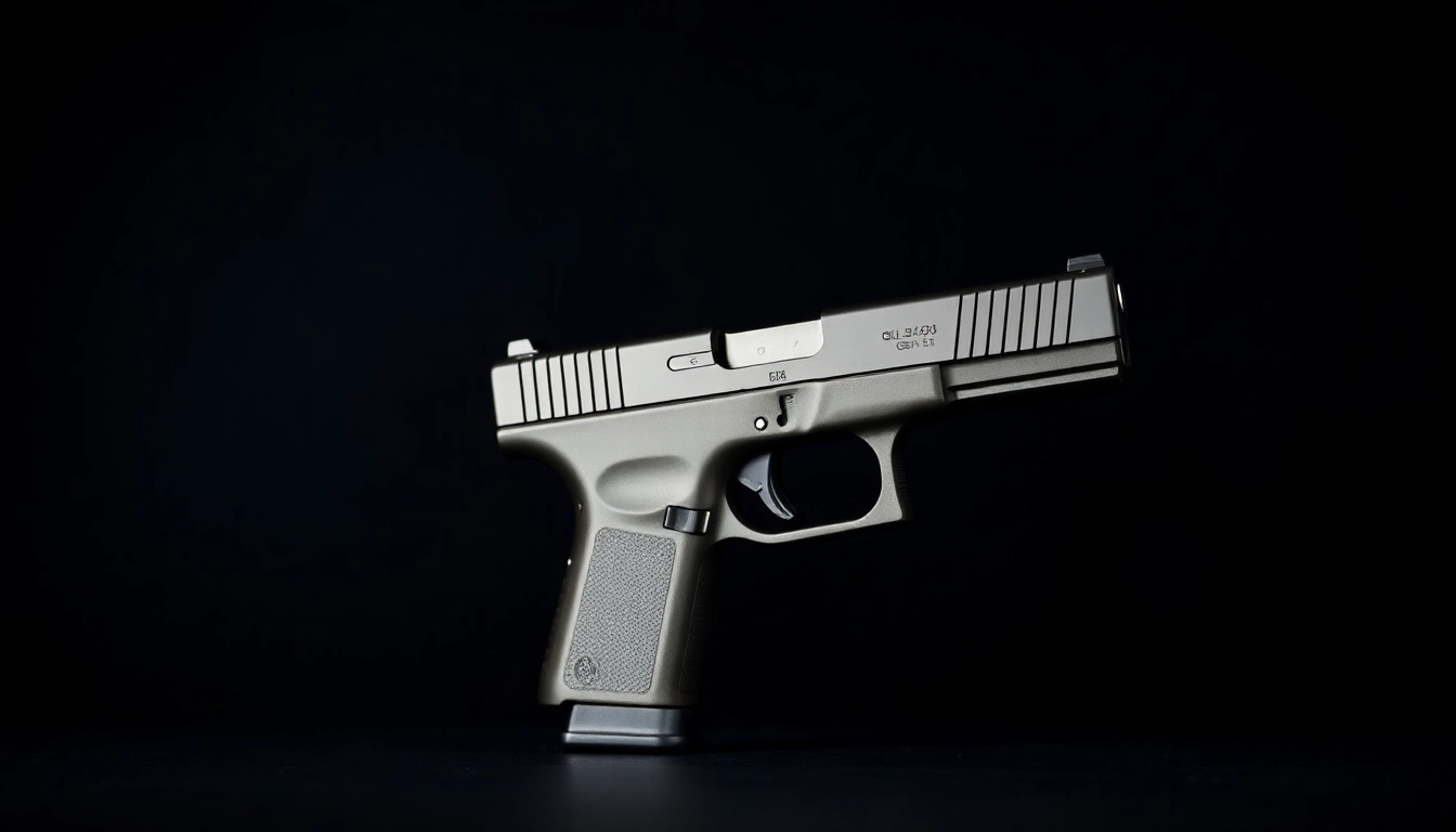 Showcase the glock 26 gen 5 slide highlighting its precision and quality craftsmanship.