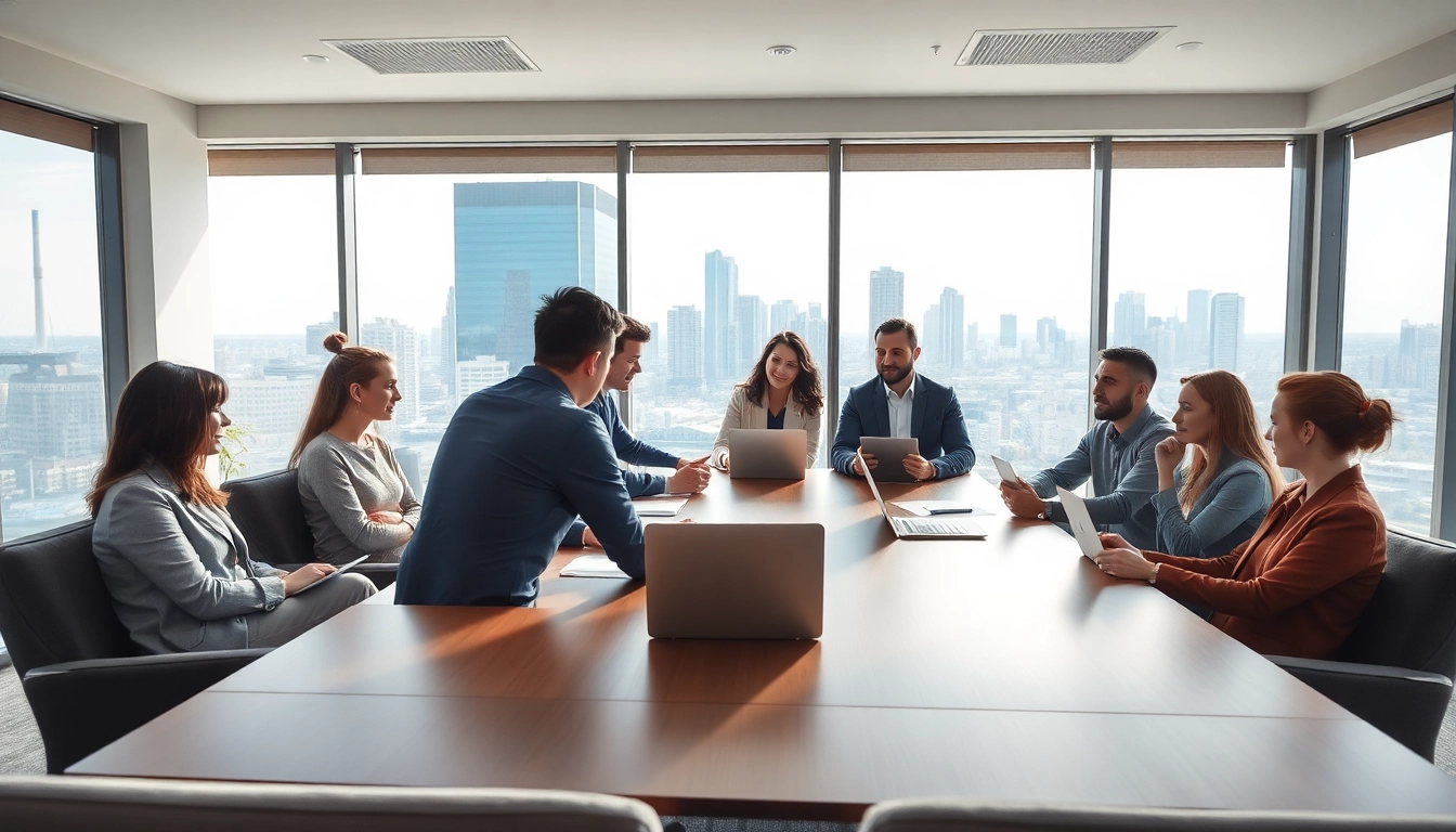 Engaging collaboration at a PR agency Melbourne office with a diverse team brainstorming.