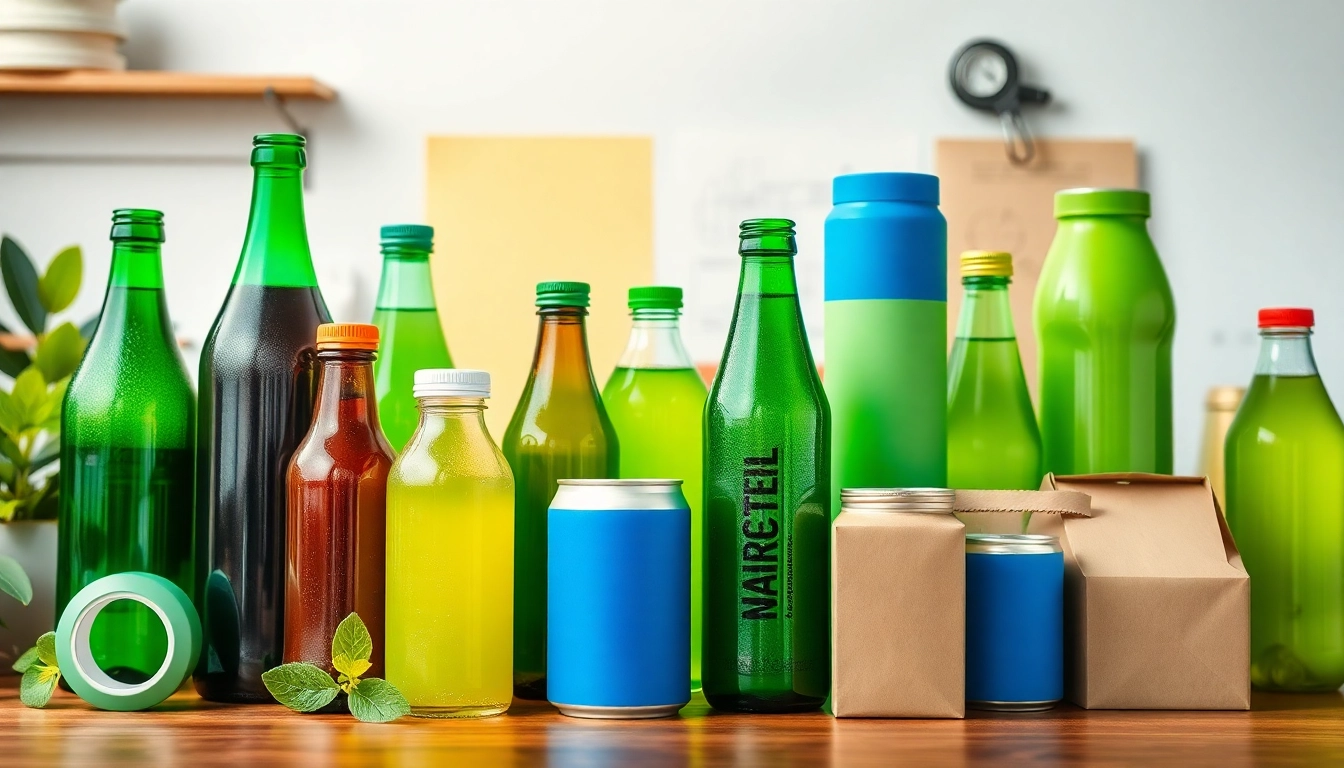Showcasing creative packaging solutions from a beverage packaging company in an innovative workspace.