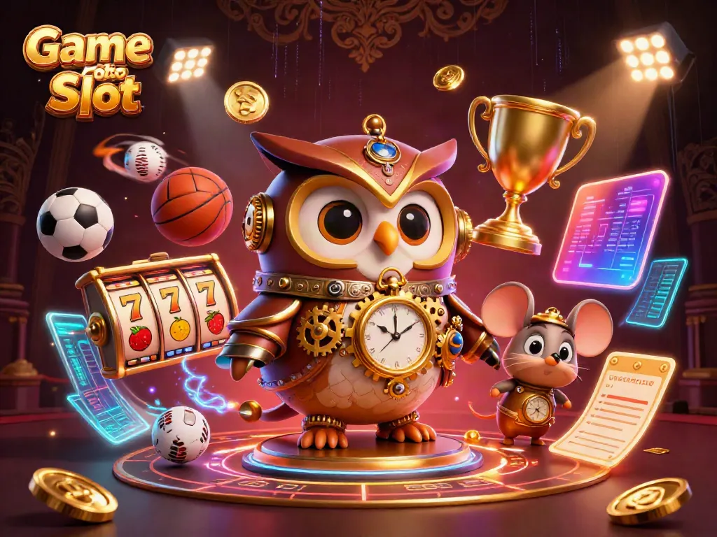 Menangkan mesin slot dalam Game Toto Slot dengan ilustrasi 3D bertema kasino yang menarik.