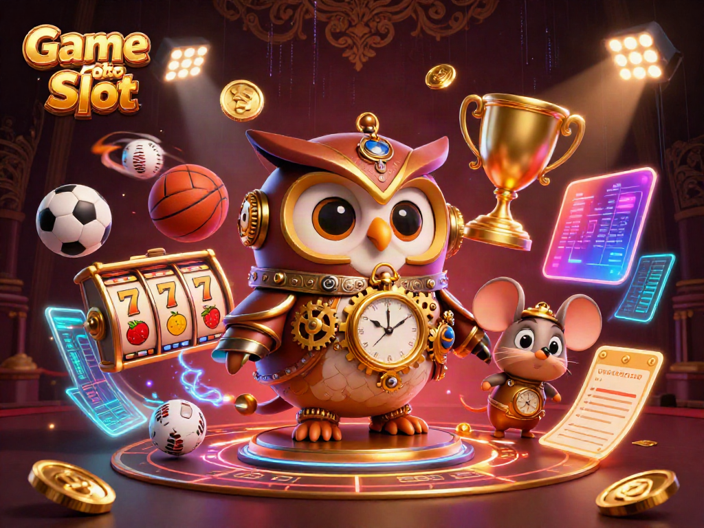 Menangkan mesin slot dalam Game Toto Slot dengan ilustrasi 3D bertema kasino yang menarik.