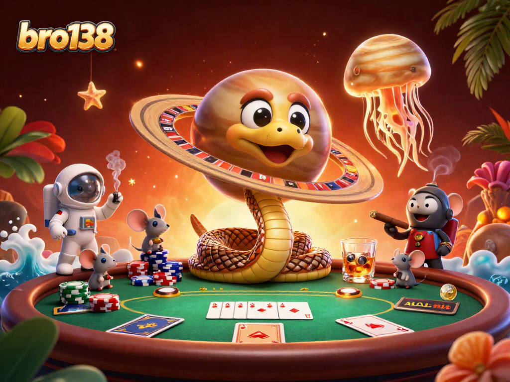 Experience the excitement at bro138 with cosmic betting strategies and vibrant casino visuals.