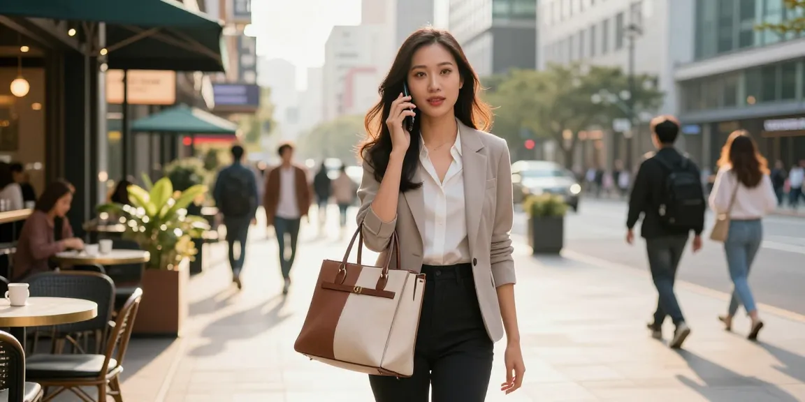 Trẻ trung, năng động, gái gọi trong những khoảnh khắc cuộc sống tại khu phố hiện đại ở Việt Nam.