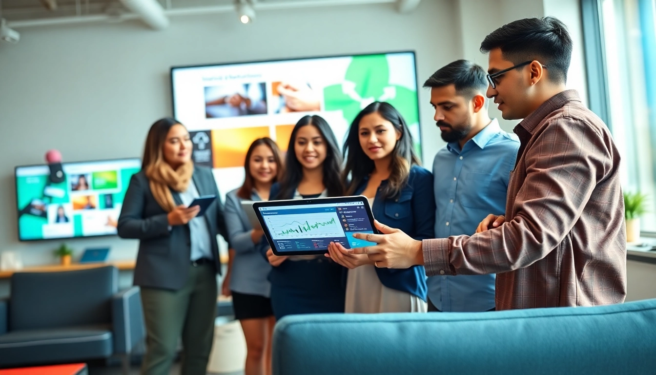 Boost your brand with Marketing Solutions Melaka in a dynamic team collaboration setting.