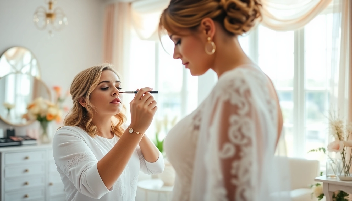 Bridal beauty by a Dallas wedding makeup artist showcasing natural elegance and style.