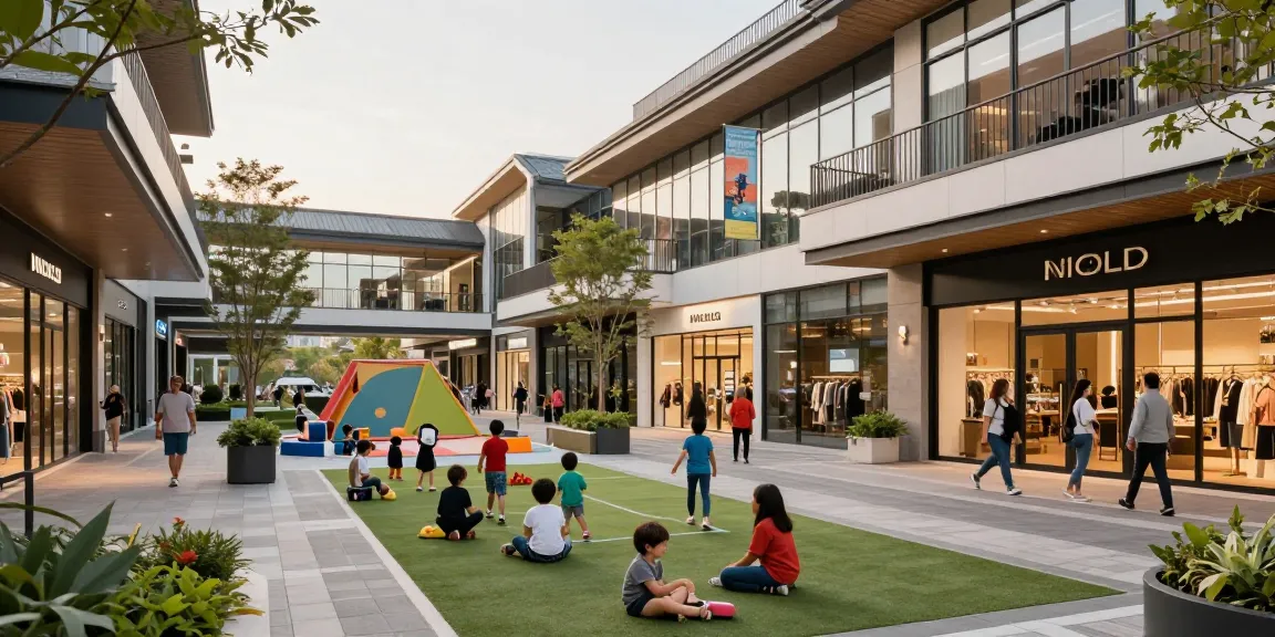 Explore the community-focused entertainment center at www.mgoldproperties.com featuring modern architecture and lively activities.