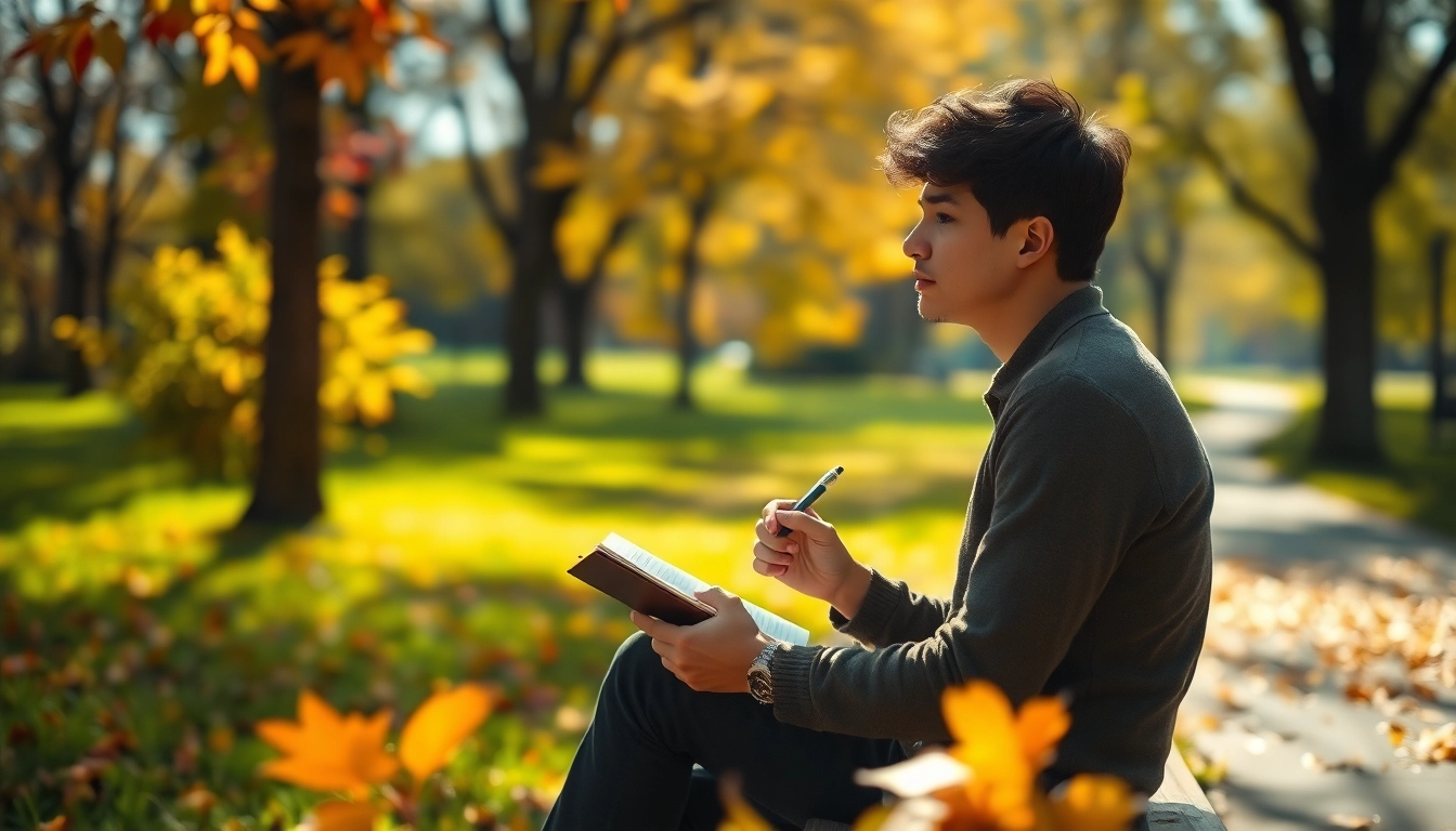 Reflecting on ways to Find my true Calling in a serene park setting.