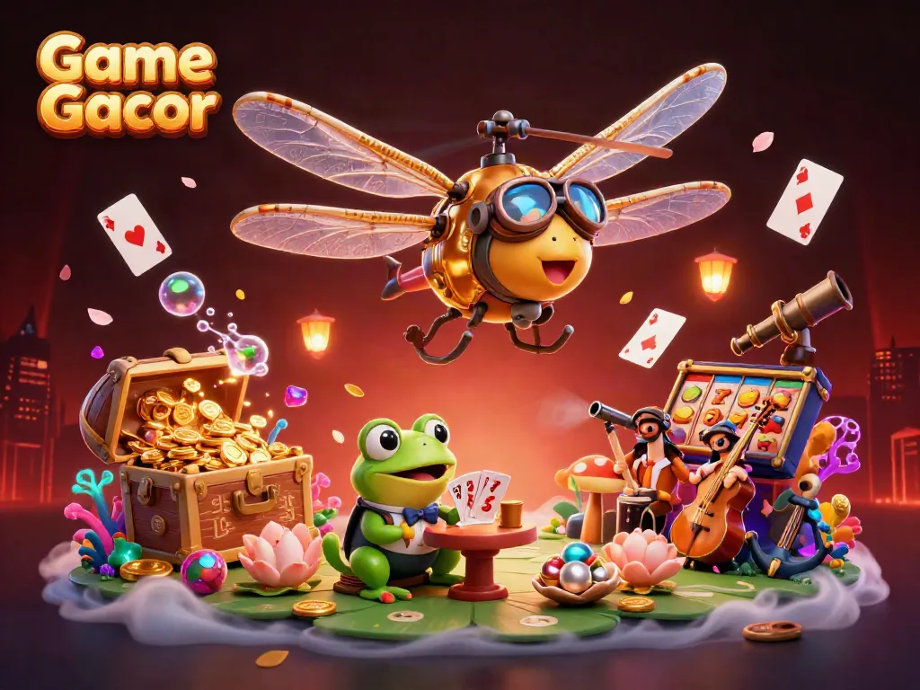 Menangkan Game Slot Gacor dengan karakter unik dan elemen kasino yang menarik.