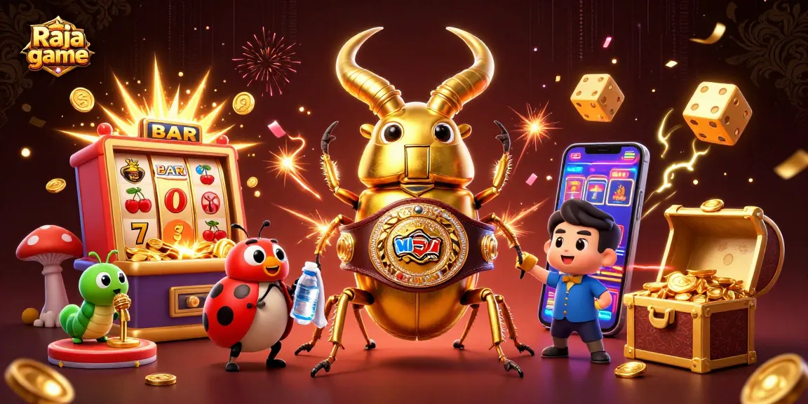 Engage in the thrilling atmosphere of Raja game with epic wins and colorful gaming elements.