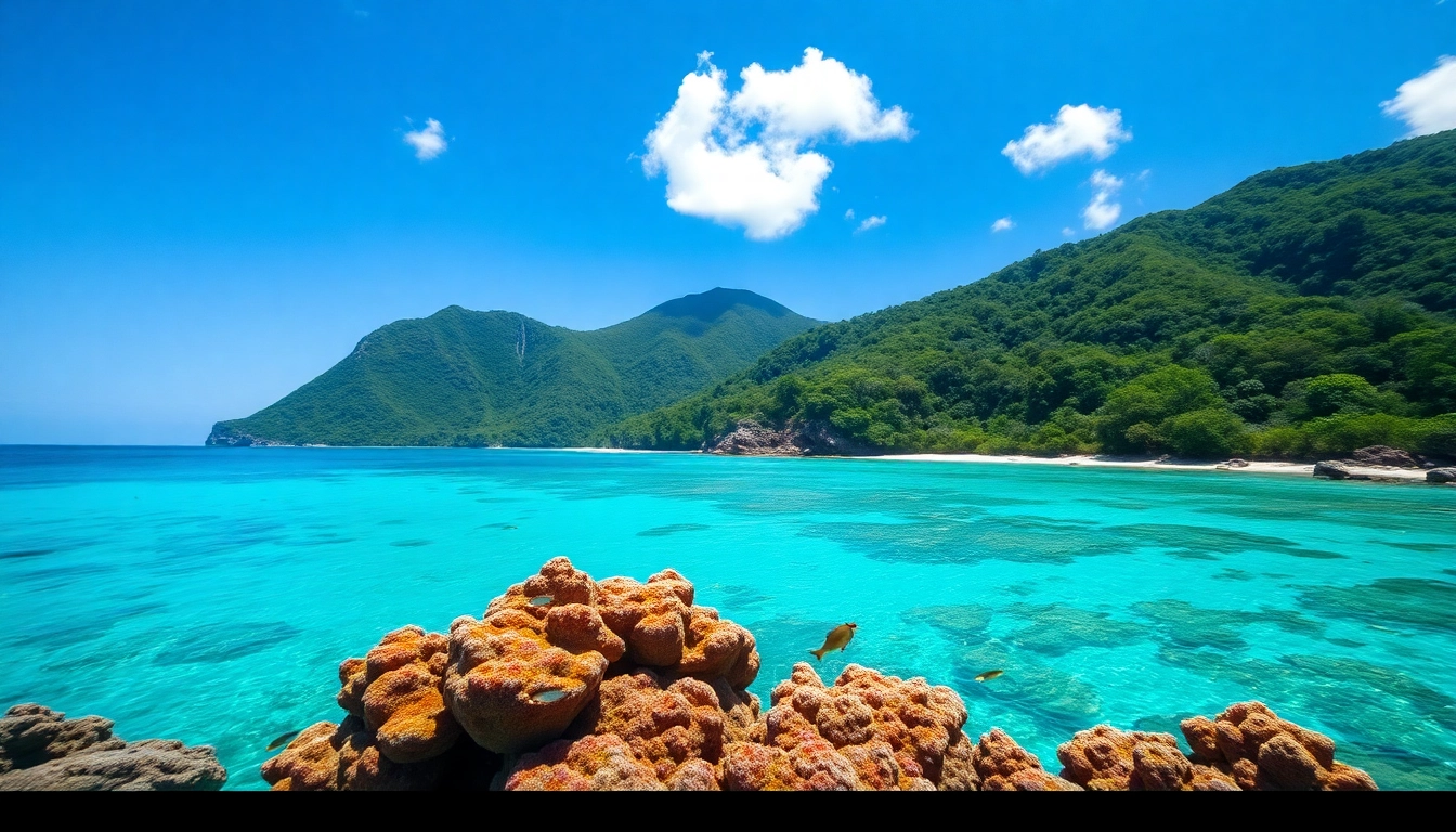 Vibrant Australia landscape featuring the Great Barrier Reef with colorful corals and clear water.